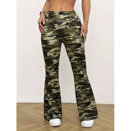 K94017-YESIL KAMUFLAJ PANTOLON