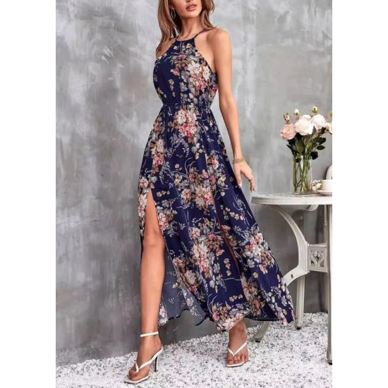 K94025-LACIVERT "NAVY BLUE" DRESS