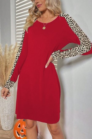 "K9572 -KIRMIZI" RED DRESS