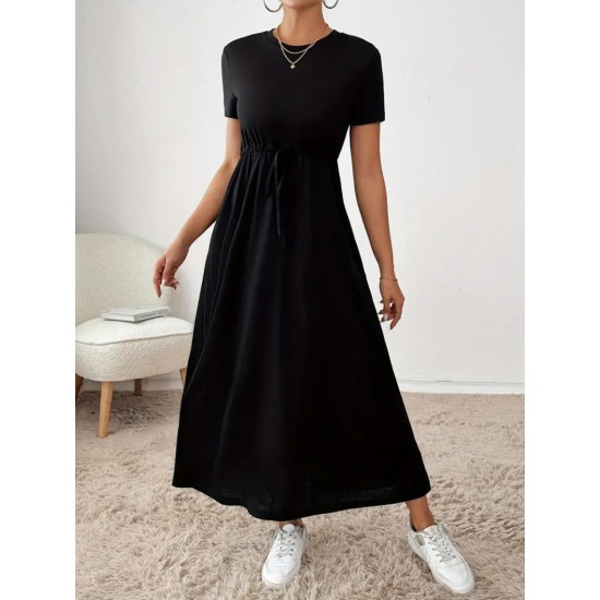 K96008-SIYAH BLACK DRESS