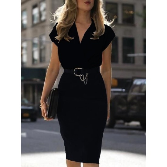 K9642-SIYAH BLACK DRESS