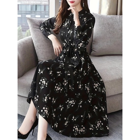 K97110-SIYAH BLACK DRESS