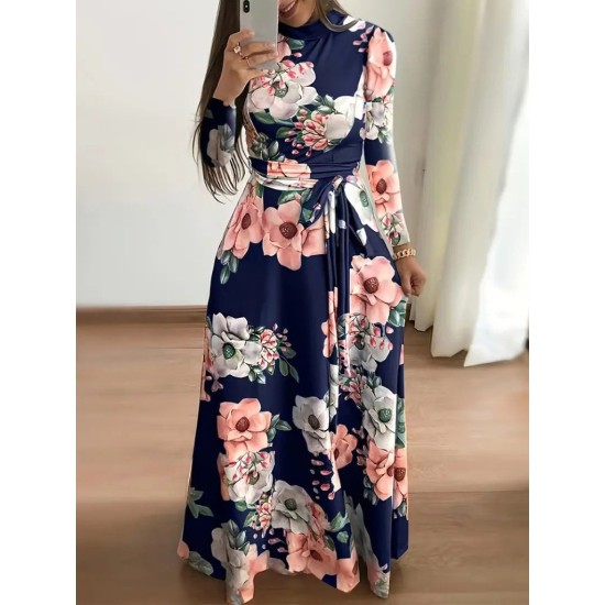 K97112-LACIVERT "NAVY BLUE" DRESS