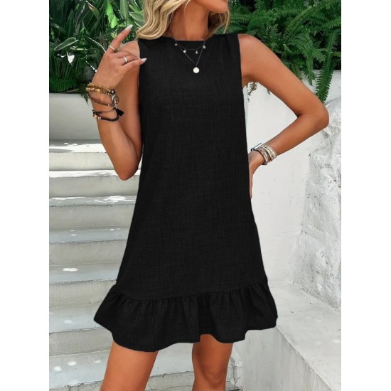 K98003-SIYAH BLACK DRESS