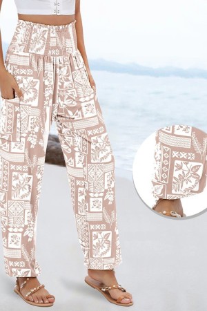 K98025-DESENLI DESENLİ PANTOLON