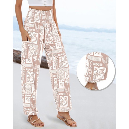 K98025-DESENLI DESENLİ PANTOLON