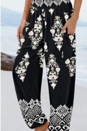 K98026-SIYAH SİYAH PANTOLON