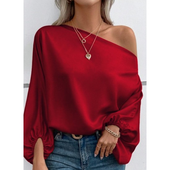 K98058-KIRMIZI RED BLOUSE