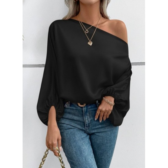 K98058-SIYAH BLACK BLOUSE