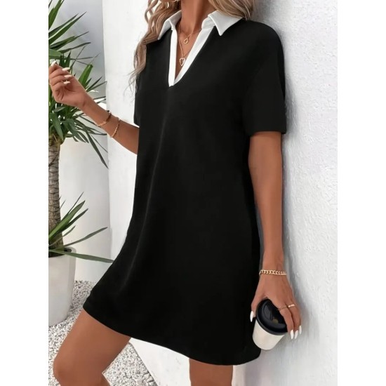 K99005-SIYAH BLACK DRESS