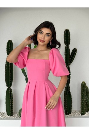 M00026-PEMBE Pembe ELBİSE