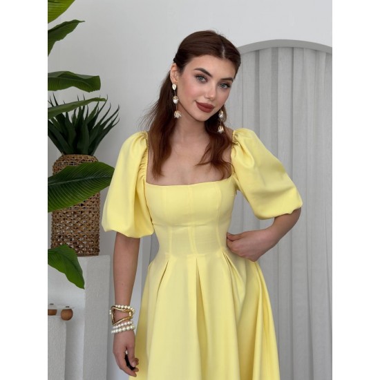 M00026-SARI Sarı DRESS