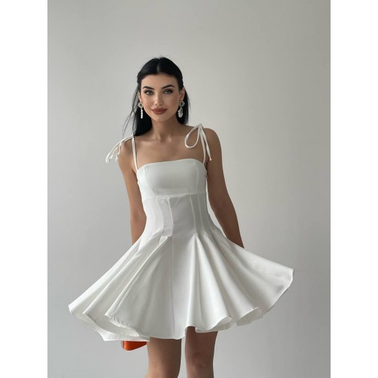 M00055-BEYAZ Beyaz DRESS