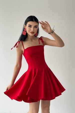 M00055-KIRMIZI Kırmızı DRESS