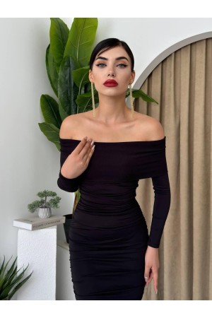 M00102-SIYAH Siyah DRESS