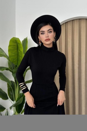 M00116-SIYAH Siyah DRESS