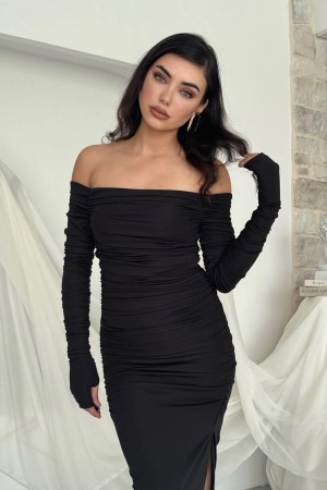M00188-SIYAH Siyah DRESS