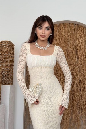 M00247-BEJ Bej DRESS