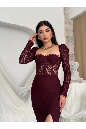 M00277-MÜRDÜM MÜRDÜM ELBİSE