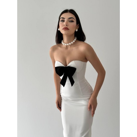 M00295-BEYAZ Beyaz DRESS