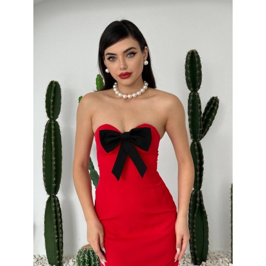 M00295-KIRMIZI Kırmızı DRESS