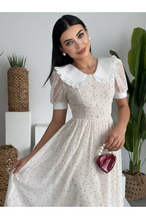 M00313-BEJ Bej ELBİSE