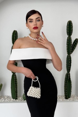 M00327-SIYAH Siyah DRESS