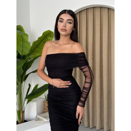 M00328-SIYAH Siyah DRESS