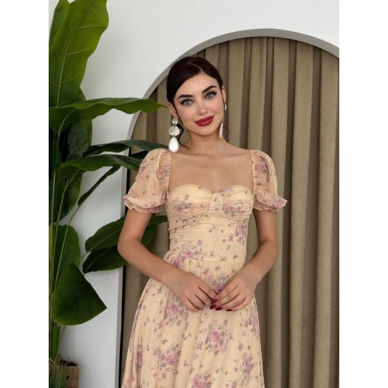 M00330-BEJ Bej DRESS