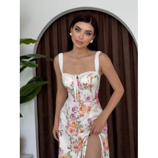 M00334-BEYAZ Beyaz DRESS