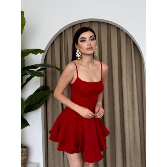 M00344-KIRMIZI Kırmızı DRESS