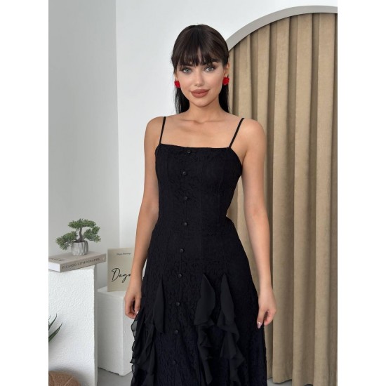 M00408-SIYAH Siyah DRESS