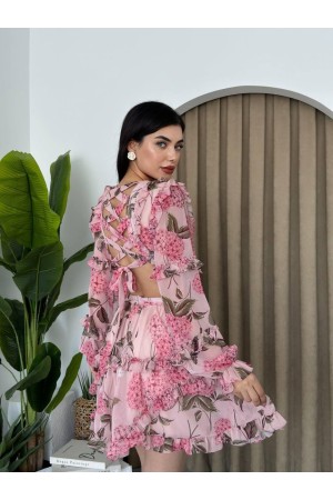 M00411-PUDRA Pudra ELBİSE