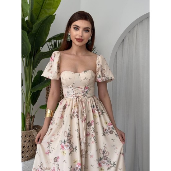 M00430-BEJ Bej DRESS