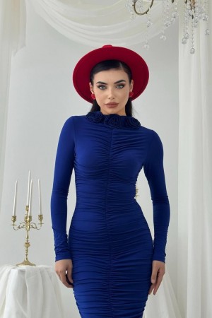 M00438-SAX Sax ELBİSE