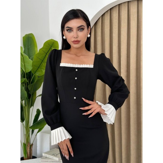 M00442-SIYAH Siyah DRESS