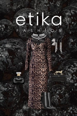M00447-LEOPAR Leopar DRESS