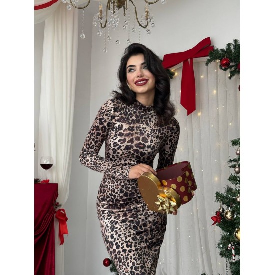 M00461-LEOPAR Leopar DRESS