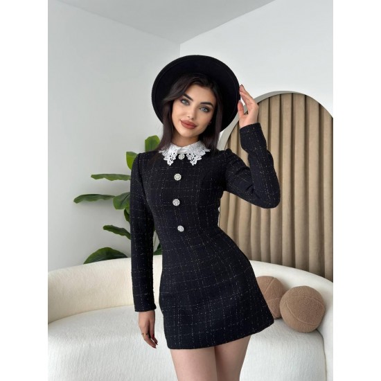 M00473-SIYAH Siyah DRESS