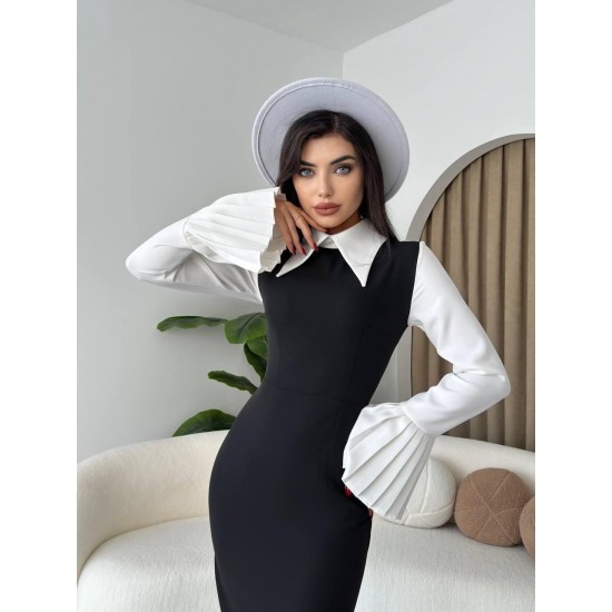 M00478-SIYAH Siyah DRESS