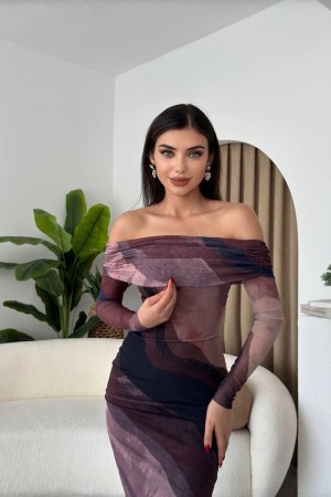 M00494-MÜRDÜM MÜRDÜM ELBİSE