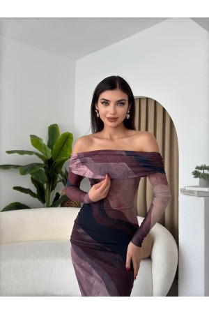 M00494-MÜRDÜM MÜRDÜM ELBİSE