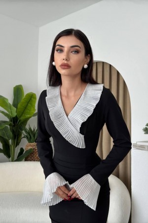 M00495-SIYAH Siyah DRESS