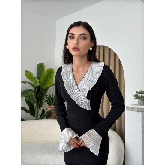 M00495-SIYAH Siyah DRESS