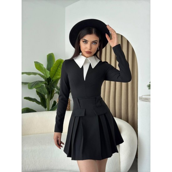 M00500-SIYAH Siyah DRESS