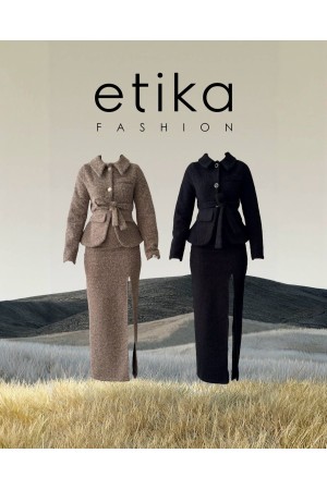 M00520-SIYAH Siyah ELBİSE