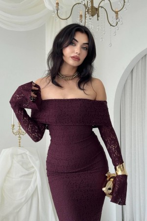 M00523-MÜRDÜM MÜRDÜM ELBİSE