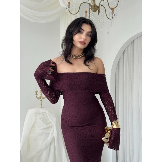 M00523-MÜRDÜM MÜRDÜM ELBİSE