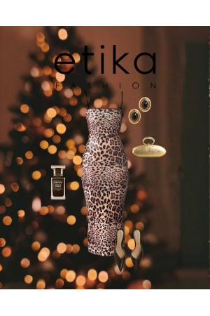 M00529-LEOPAR Leopar ELBİSE