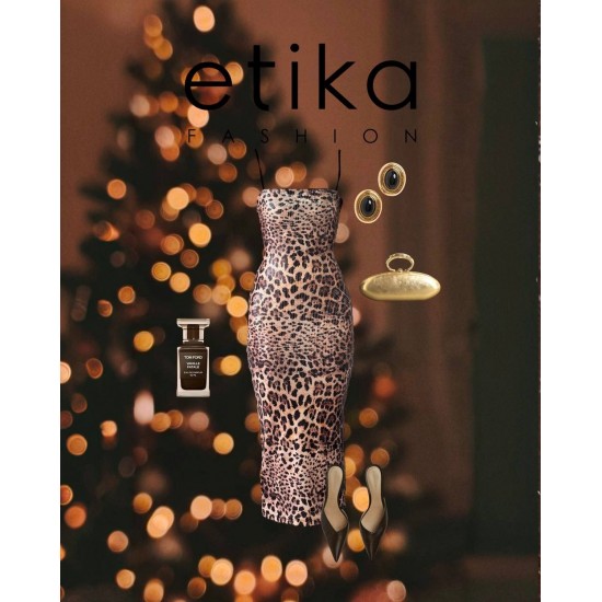 M00529-LEOPAR Leopar ELBİSE